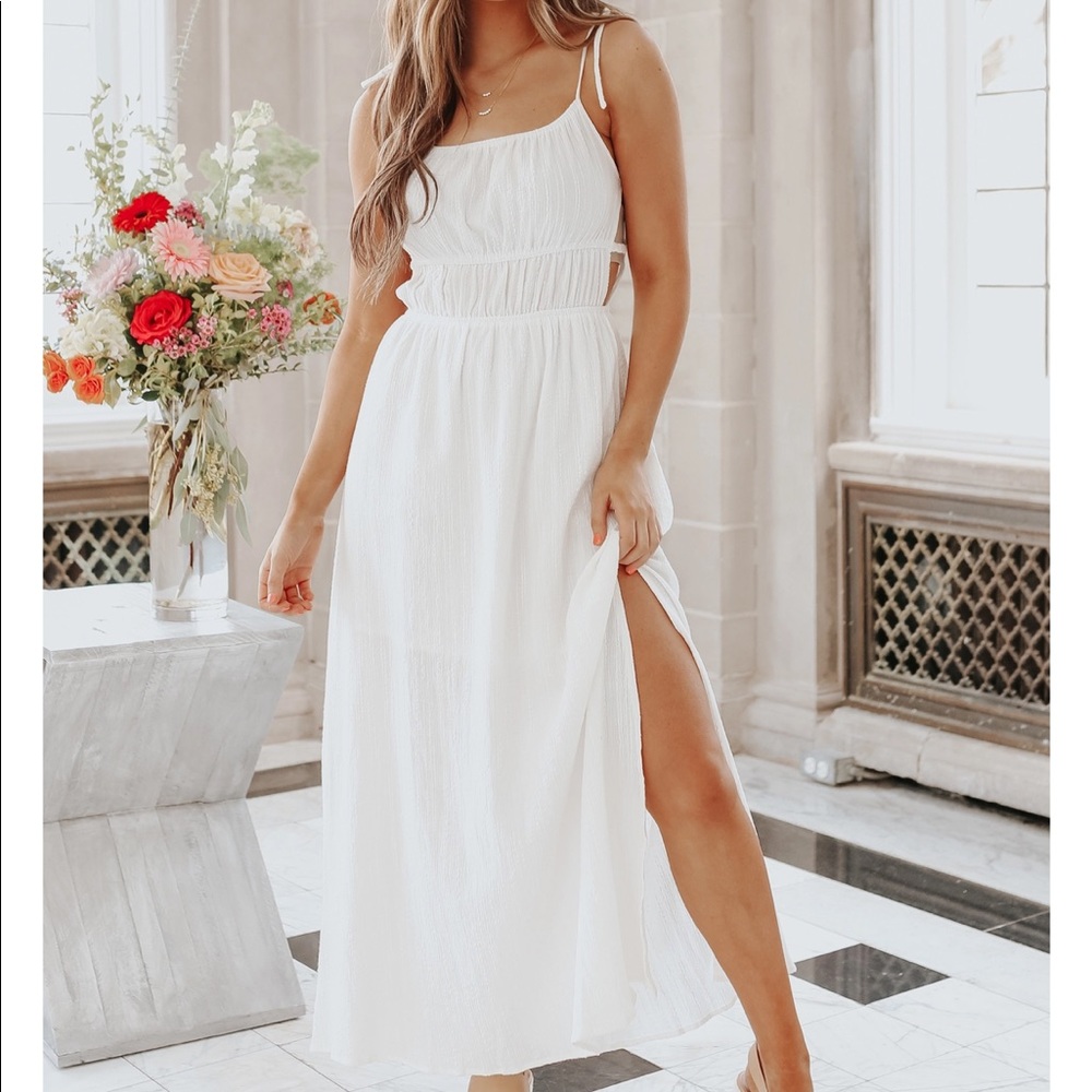 White Maxi Lightweight Dress